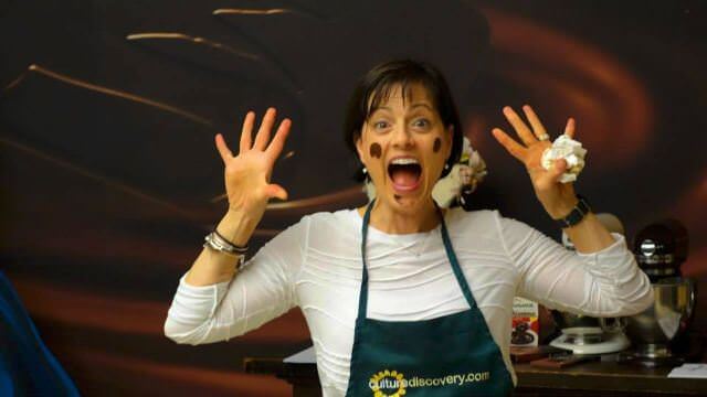 Food vacations and food tours in Umbria. We include even a chocolate class at Perugina Factory
